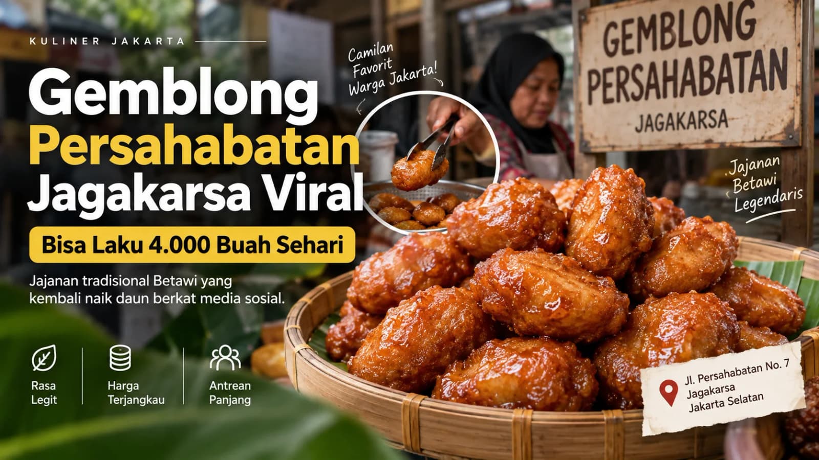 Gemblong Persahabatan Jagakarsa: Ketika Ketekunan 15 Tahun Bertemu Keberkahan Media Sosial