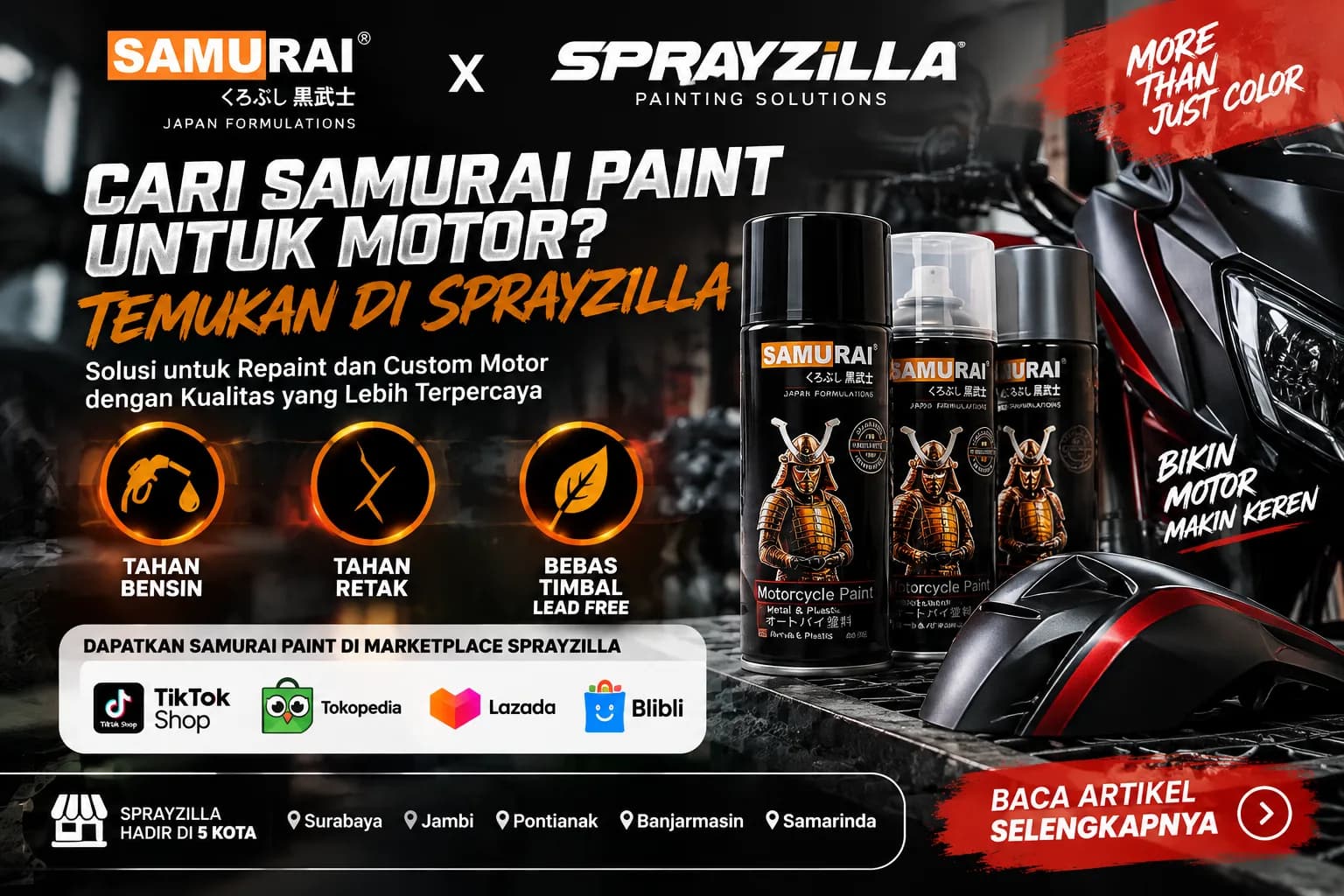 Memahami Kualitas Cat Semprot Motor: Perspektif Akademik tentang Samurai Paint dan Ekosistem Sprayzilla