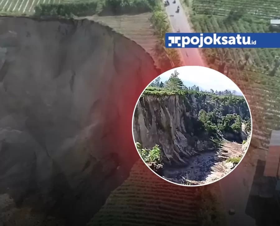 Tanah Bergerak, Jalan Terancam: Kisah Perlahan Desa Pondok Balik yang Berdiri di Atas Waktu yang Habis